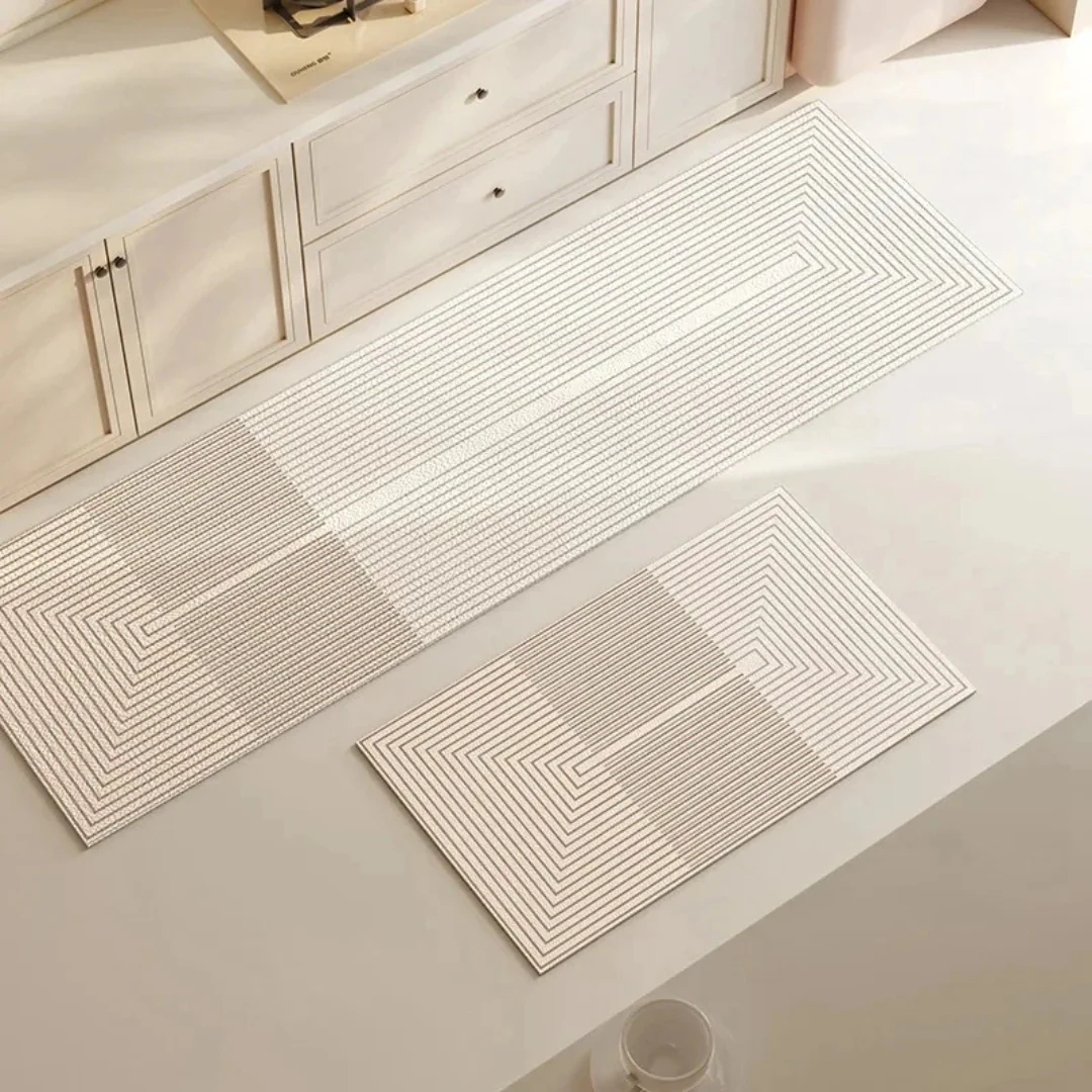Ultra Absorberende Keukenmat Anti Slip Gestreept Design - immagine 5